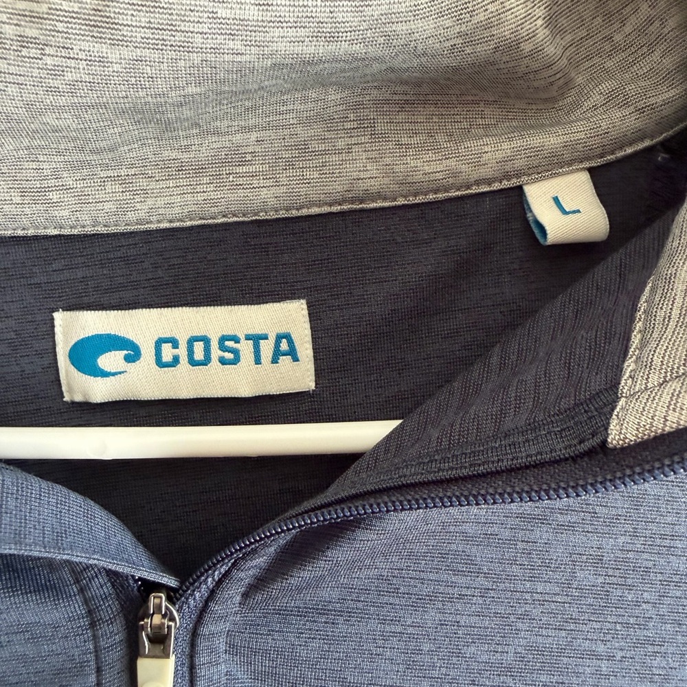 Costa Navy Quarter-Zip Pullover - Picture 2 of 3